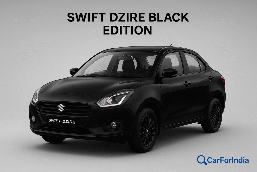 Swift dzire black edition